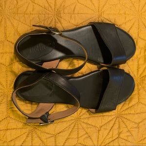 Rollie Nation All black sandals